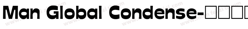 Man Global Condense字体转换